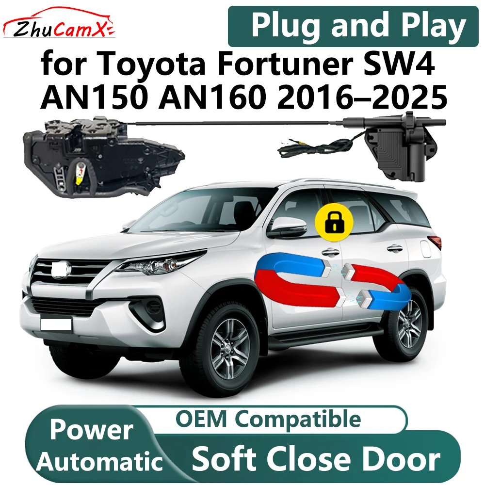 ZhuCamX for Toyota Fortuner SW4 AN150 AN160 2016–2025 Car Electric Soft Close Door System Power Closing Door Latch Lock OEM
ZhuCamX for Toyota Fortuner SW4 AN150 AN160 2016–2025 Car Electric Soft Close Door System Power Closing Door Latch Lock OEM