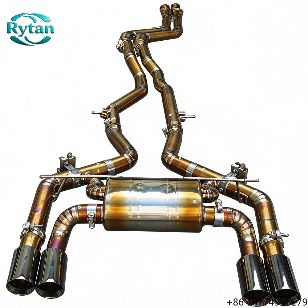 Exhaust Pipe Exhaust Valved Titanium Blue Valvetronic Exhaust System Catback for 2006-2021 F87 M2C 4.0T S55
Exhaust Pipe Exhaust Valved Titanium Blue Valvetronic Exhaust System Catback for 2006-2021 F87 M2C 4.0T S55