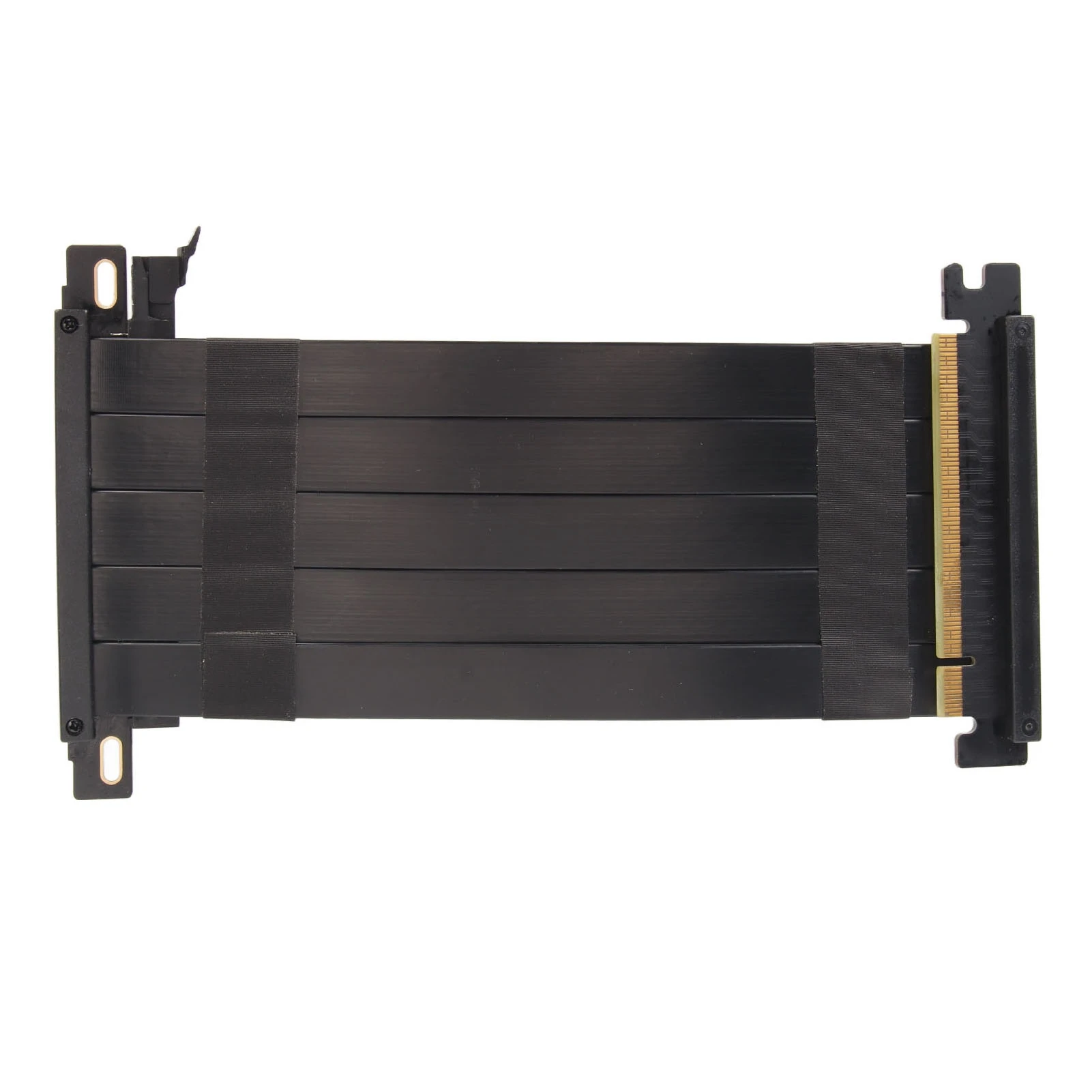 PCIE 4.0 X16 Riser Cable High Speed Flexible Double Sided 180 Degree GPU Extension Cable for RTX 4090 for RX 7900 XT Black 30cm
PCIE 4.0 X16 Riser Cable High Speed Flexible Double Sided 180 Degree GPU Extension Cable for RTX 4090 for RX 7900 XT Black 30cm