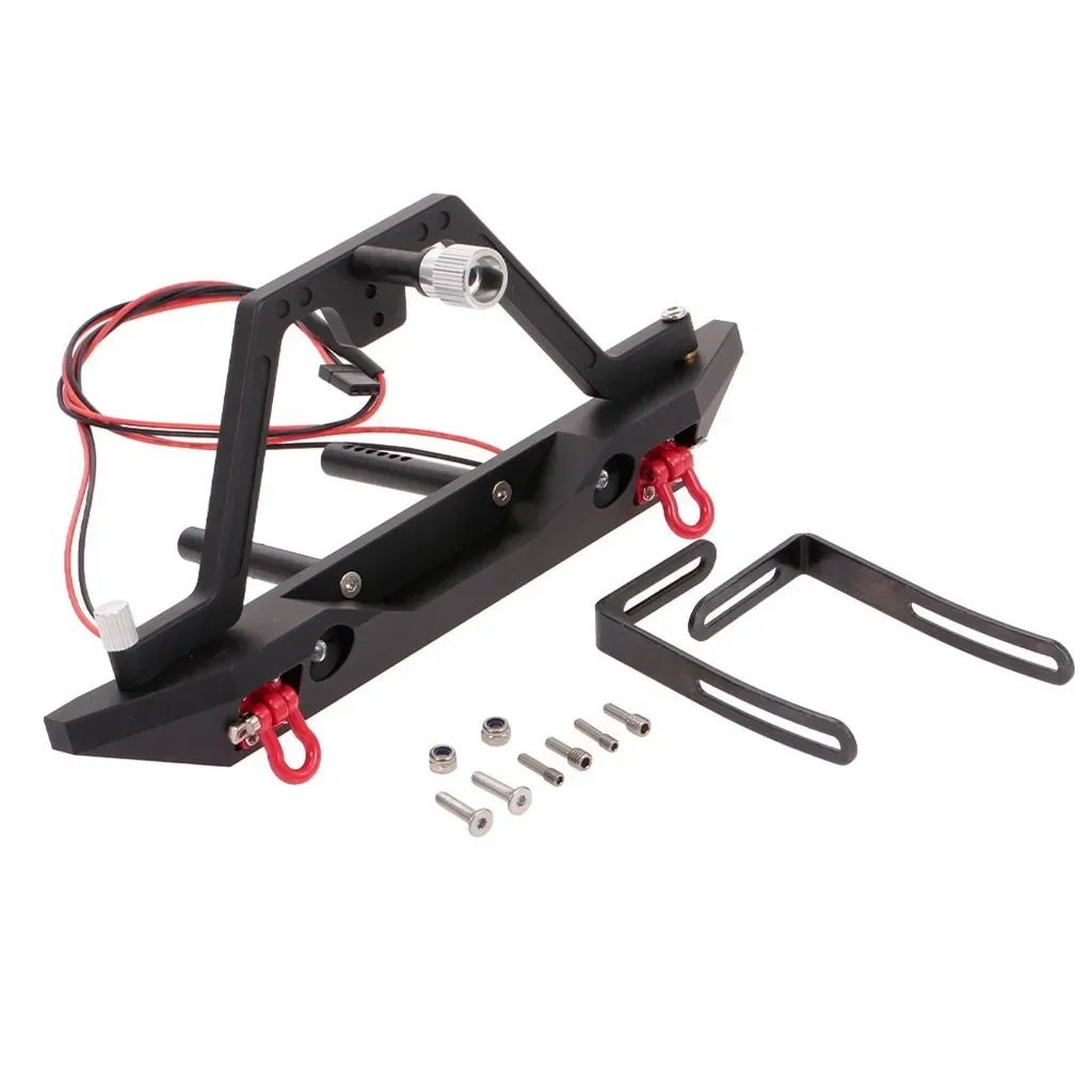 Front Bumper Metal with 2 LED Light for RC Car RC Crawler Trxs TRX-4 Axial SCX10 & SCX10 II 90046
Front Bumper Metal with 2 LED Light for RC Car RC Crawler Trxs TRX-4 Axial SCX10 & SCX10 II 90046