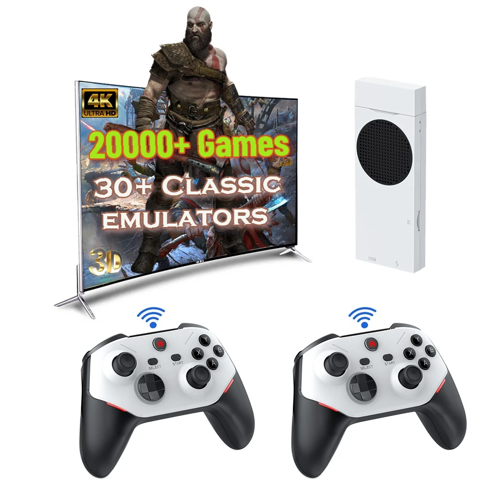 BOYHOM Retro Video Game Console HDMI-Compatible Output with RGB redblue dual color light wireless controller 30 Emulator for PS2
BOYHOM Retro Video Game Console HDMI-Compatible Output with RGB redblue dual color light wireless controller 30 Emulator for PS2
