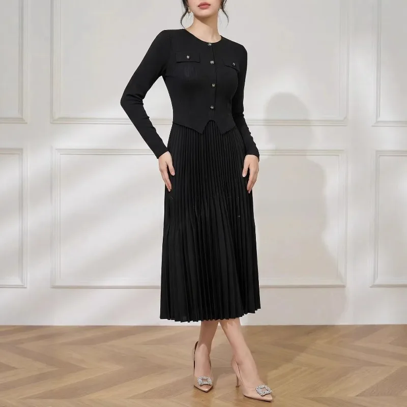 Miyake Pleated Dresses 2026 Spring New Waist-Cinching Elegant Fashion Plus Size Stretch Women's Commuting Travel Fold Clothing
Miyake Pleated Dresses 2026 Spring New Waist-Cinching Elegant Fashion Plus Size Stretch Women's Commuting Travel Fold Clothing