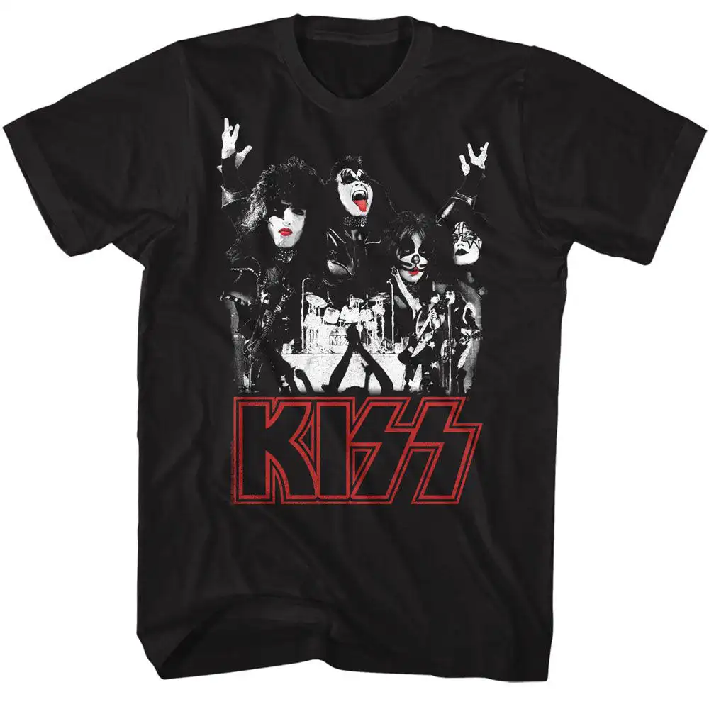 KISS Kiss Concert Band Graphic Print Summer Autumn Winter Men's and Women's Short Sleeved T-shirt Casual Loose Outdoor Street
KISS Kiss Concert Band Graphic Print Summer Autumn Winter Men's and Women's Short Sleeved T-shirt Casual Loose Outdoor Street