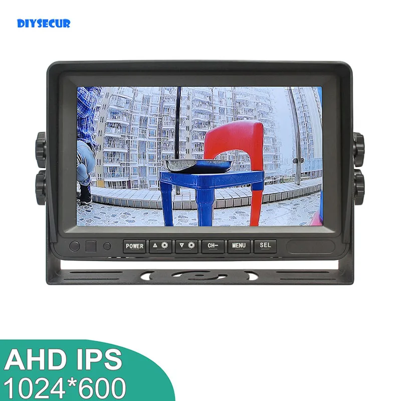DIYSECUR 7inch AHD IPS Car Monitor Rear View Monitor Support 1080P AHD Camera with 2 x 4PIN Video Input 12V-24V DC
DIYSECUR 7inch AHD IPS Car Monitor Rear View Monitor Support 1080P AHD Camera with 2 x 4PIN Video Input 12V-24V DC
