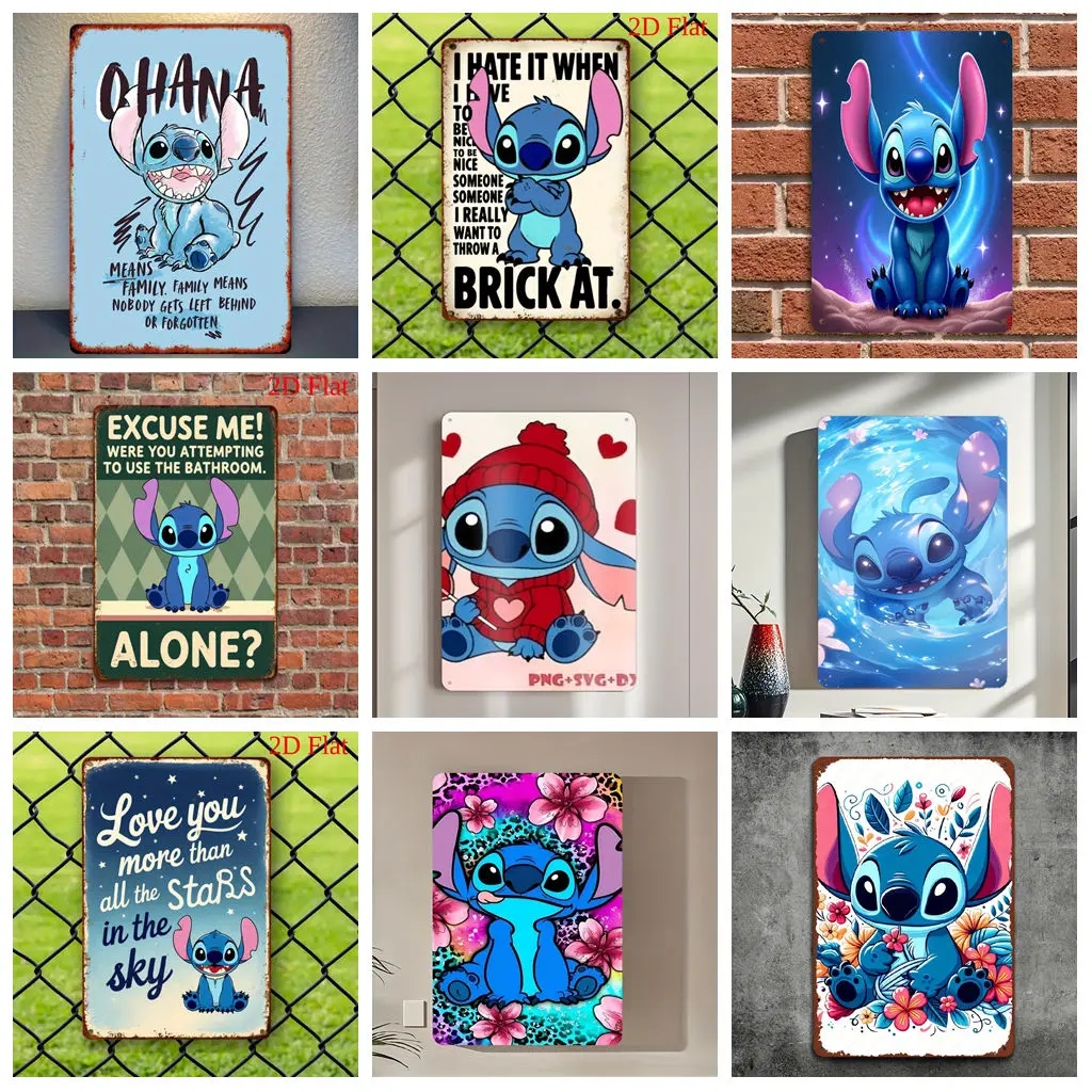 Miniso Appreciation of Disney Stitch Diverse Poster Metal Plaque Decorative Plate Bar Garage Club Metal Sign Wall Decoration
Miniso Appreciation of Disney Stitch Diverse Poster Metal Plaque Decorative Plate Bar Garage Club Metal Sign Wall Decoration