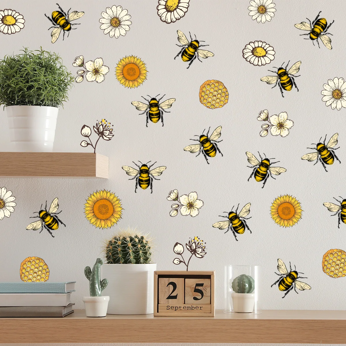 Bee Sunflower Flower Cartoon Wall Stickers for Bedroom Living Room Home Decoration Wall Decal Self Adhesive Removeble Mural
Bee Sunflower Flower Cartoon Wall Stickers for Bedroom Living Room Home Decoration Wall Decal Self Adhesive Removeble Mural
