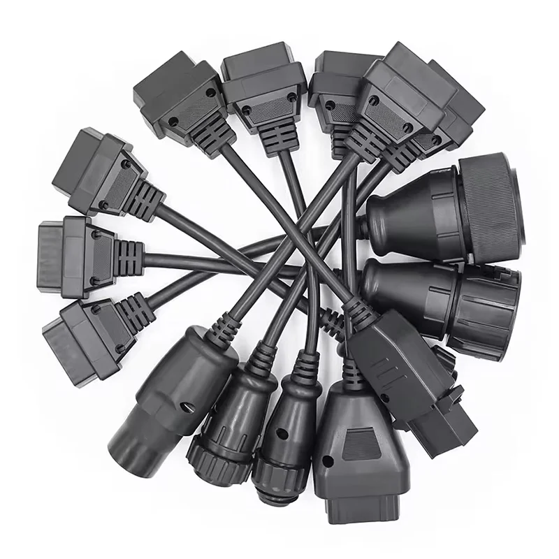 8PCS Full Set Truck Cables Kit Tool Car OBD2 Diagnostic Tool Scanner Adapter Cable
8PCS Full Set Truck Cables Kit Tool Car OBD2 Diagnostic Tool Scanner Adapter Cable