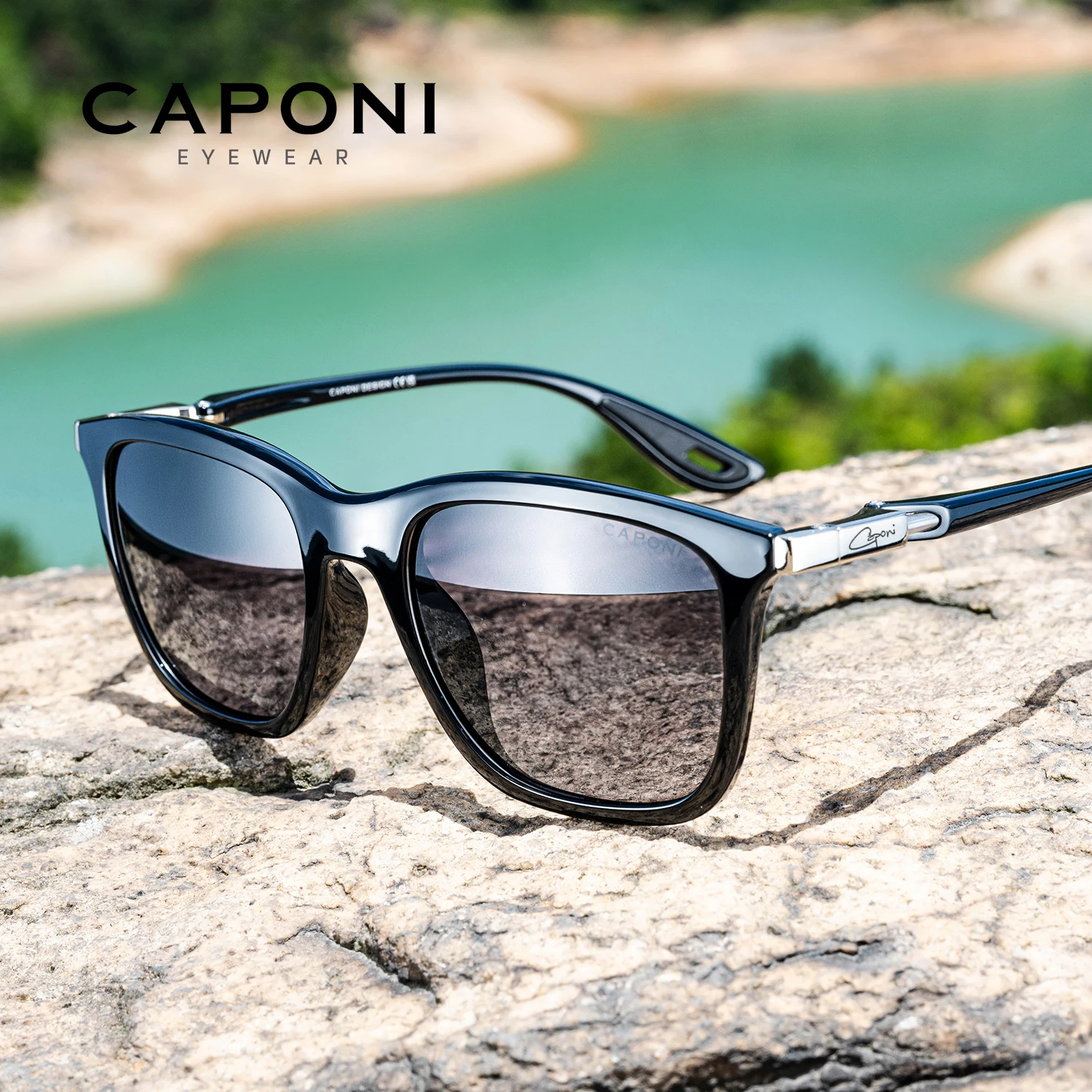 CAPONI Polarized Sunglasses Men High Quality TR Outdoor Fishing Driving Sun Glasses Photochromic Gray UV400 Black Shades BS36702
CAPONI Polarized Sunglasses Men High Quality TR Outdoor Fishing Driving Sun Glasses Photochromic Gray UV400 Black Shades BS36702