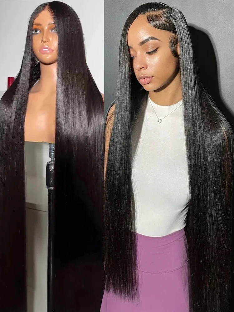 38 Inch Ready To Wear 7x5 Lace Closure Straight Glueless Wig Human Hair 13x4 Lace Frontal Wig Bleached Knots Brazilian For Women
38 Inch Ready To Wear 7x5 Lace Closure Straight Glueless Wig Human Hair 13x4 Lace Frontal Wig Bleached Knots Brazilian For Women