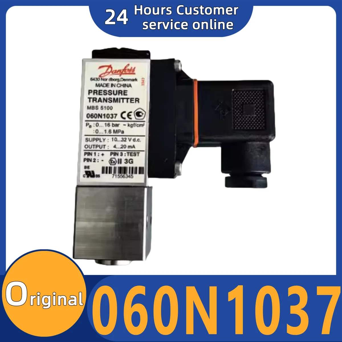 Brand new original MBS5100 pressure transmitter 060N1037 060N1038 060N1039 060N1040
Brand new original MBS5100 pressure transmitter 060N1037 060N1038 060N1039 060N1040