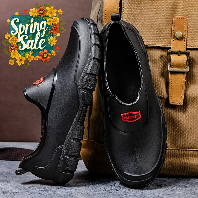Men's Rain Boots Fearless Rainy Days New Waterproof Non-slip Work Shoes Fashionable Kitchen Shoes Fishing And Daily Casual Shoe
Men's Rain Boots Fearless Rainy Days New Waterproof Non-slip Work Shoes Fashionable Kitchen Shoes Fishing And Daily Casual Shoe