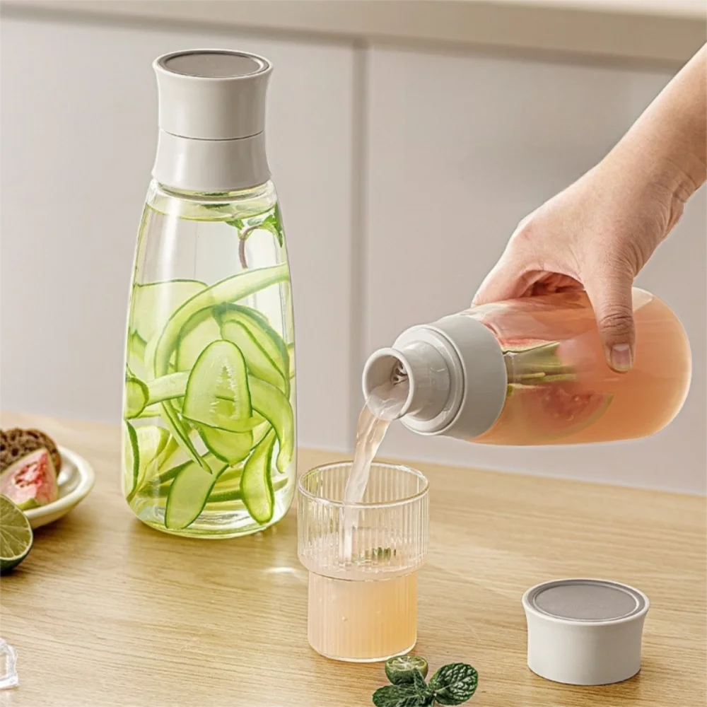 Simple 600/1000ML Cold Water Bottle Glass Leak Proof Empty Bottle Sealed Large Capacity Tea Brewing Pot Storage Container
Simple 600/1000ML Cold Water Bottle Glass Leak Proof Empty Bottle Sealed Large Capacity Tea Brewing Pot Storage Container