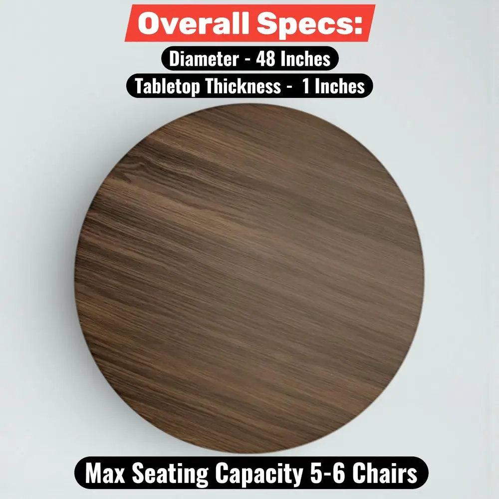 Commercial Table Top for Restaurant, Cafe amp Dining Use ThermoFormed MDF Table Top with White Faux Marble Finish, Diameter 48
Commercial Table Top for Restaurant, Cafe amp Dining Use ThermoFormed MDF Table Top with White Faux Marble Finish, Diameter 48