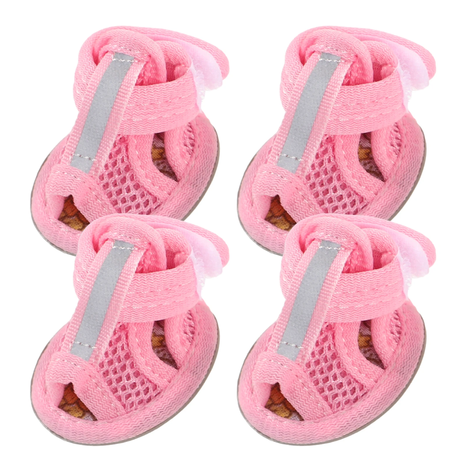 4 Pcs Pet Dog Shoes Summer Mesh Sandals for Small Large Paws Flexible Sole Anti Burn Pavement Beach Water
4 Pcs Pet Dog Shoes Summer Mesh Sandals for Small Large Paws Flexible Sole Anti Burn Pavement Beach Water