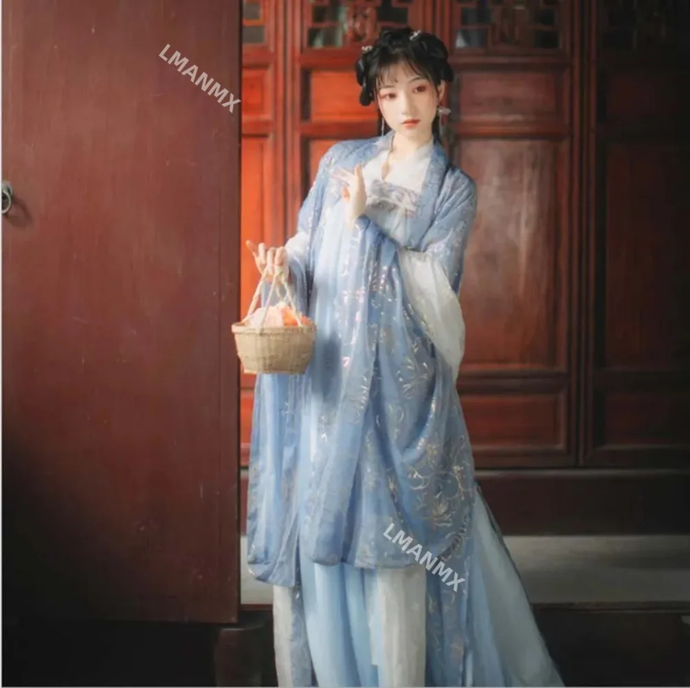 Женский набор из трех предметов, традиционное китайское платье Hanfu Fantasia, карнавальный женский костюм феи для женщин
Женский набор из трех предметов, традиционное китайское платье Hanfu Fantasia, карнавальный женский костюм феи для женщин