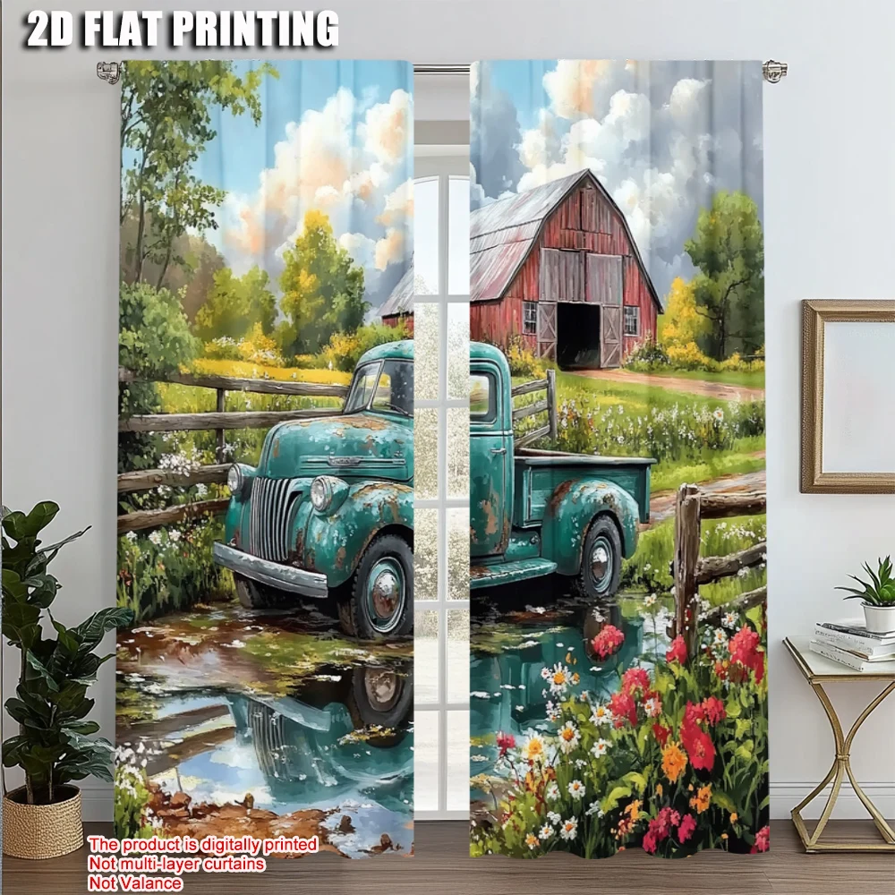 2pcs, Curtains Digital Printed 2D print Small Truck Versatile Durable Polyester (without rod) Decorations Clearance Ldeal for
2pcs, Curtains Digital Printed 2D print Small Truck Versatile Durable Polyester (without rod) Decorations Clearance Ldeal for