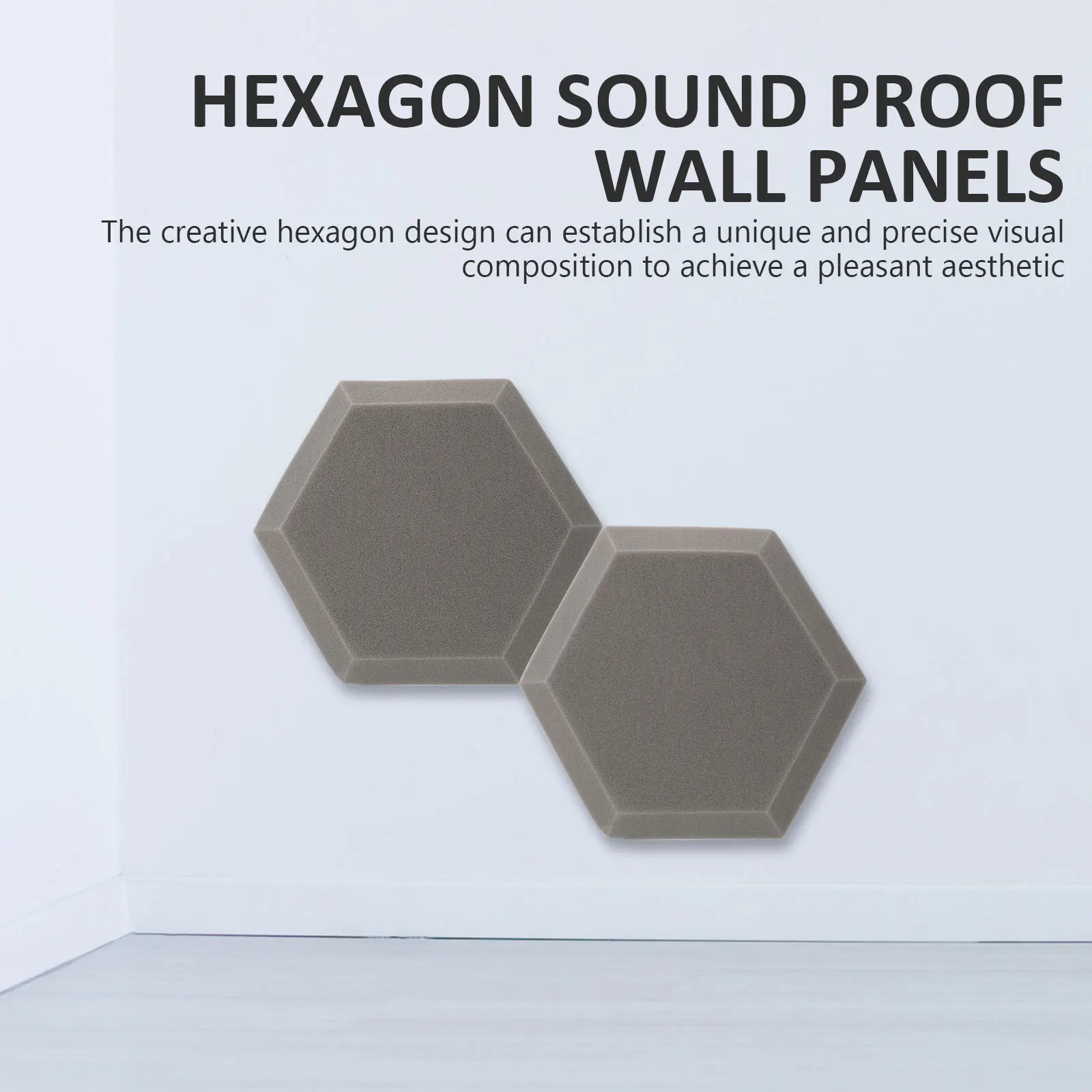 2Pcs Indoor Sound Absorbing Panels Hexagon Acoustic Mats High Density Flame Retardant Sound Insulation Noise Reduction Walls
2Pcs Indoor Sound Absorbing Panels Hexagon Acoustic Mats High Density Flame Retardant Sound Insulation Noise Reduction Walls