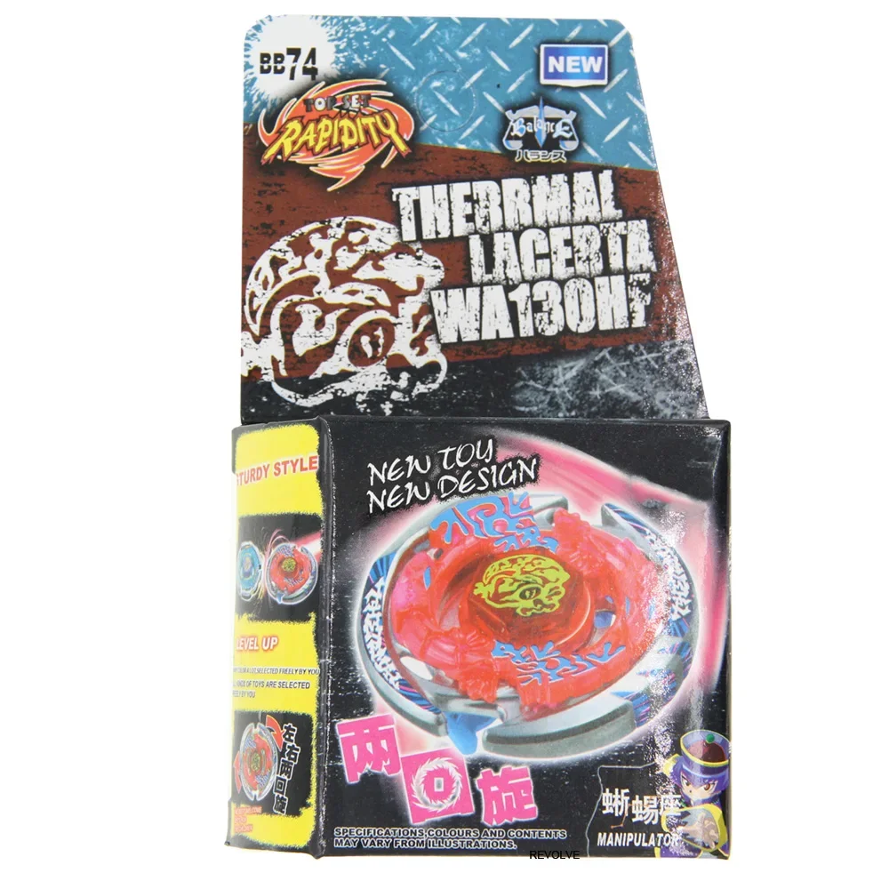 SPINNING TOP Metal Fight Fusion Thermal Lacerta WA130H BB74 Without Launcher Children Toys
SPINNING TOP Metal Fight Fusion Thermal Lacerta WA130H BB74 Without Launcher Children Toys