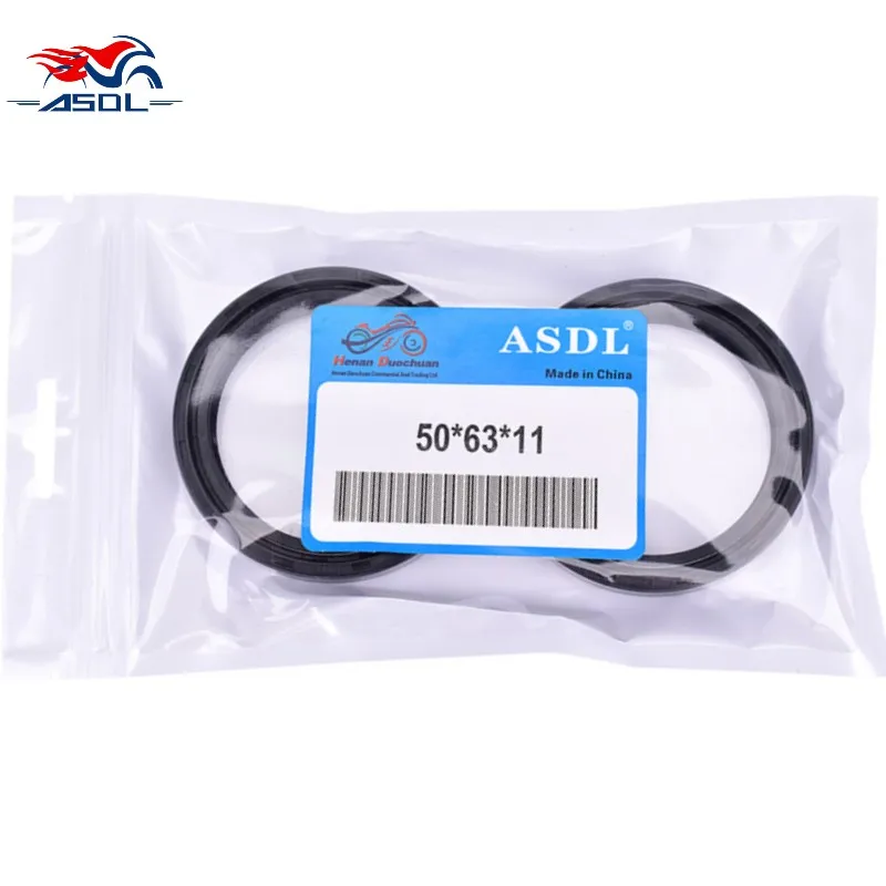 50x63x11Front Fork Oil Seal For Aprilia YZ125 YZ 250 450F WR250 300 450 BETA RR ENDURO 350 400 450 525 4T Husqvarna TC610 TE410
50x63x11Front Fork Oil Seal For Aprilia YZ125 YZ 250 450F WR250 300 450 BETA RR ENDURO 350 400 450 525 4T Husqvarna TC610 TE410
