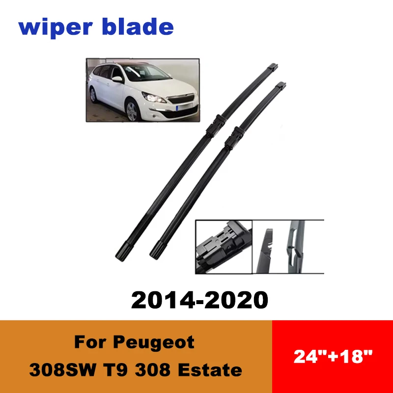 For Peugeot 308SW T9 308 Estate 2014-2020 car front wiper blades silent wiper blades soft rubber windshield wipers accessories
For Peugeot 308SW T9 308 Estate 2014-2020 car front wiper blades silent wiper blades soft rubber windshield wipers accessories