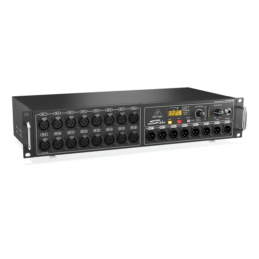 Behringer S16 Digital Stagebox With 16 Inputs 8 Outputs For Behringer X32 Series Pa System Digital Mixer
Behringer S16 Digital Stagebox With 16 Inputs 8 Outputs For Behringer X32 Series Pa System Digital Mixer