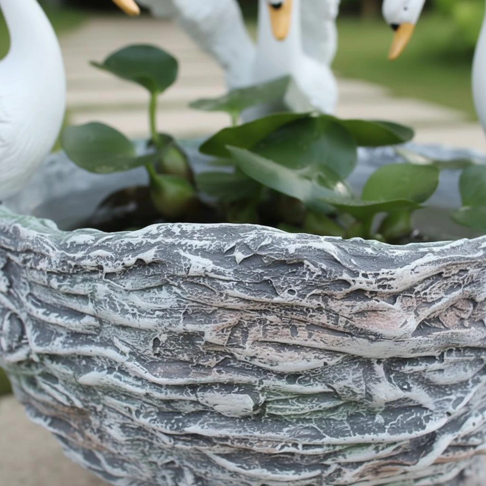 Swan Planter European Design Swan-Shaped Planter Pot Garden Decor Handmade Hand Painted for Yard
Swan Planter European Design Swan-Shaped Planter Pot Garden Decor Handmade Hand Painted for Yard