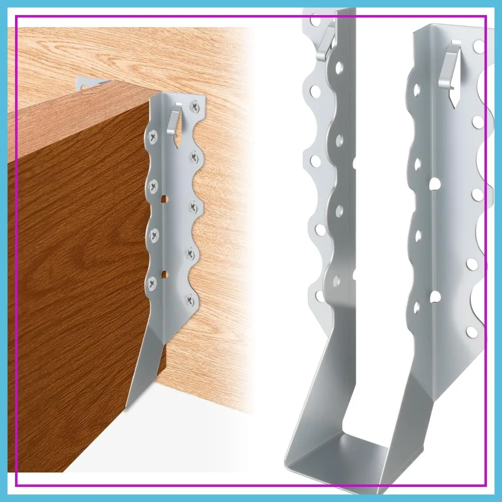 50 Pcs 2x8 Joist Hangers, 20 Gauge Heavy Duty Face Mount Rafter Brackets, Hurricane Ties for Deck & Roof Framing
50 Pcs 2x8 Joist Hangers, 20 Gauge Heavy Duty Face Mount Rafter Brackets, Hurricane Ties for Deck & Roof Framing