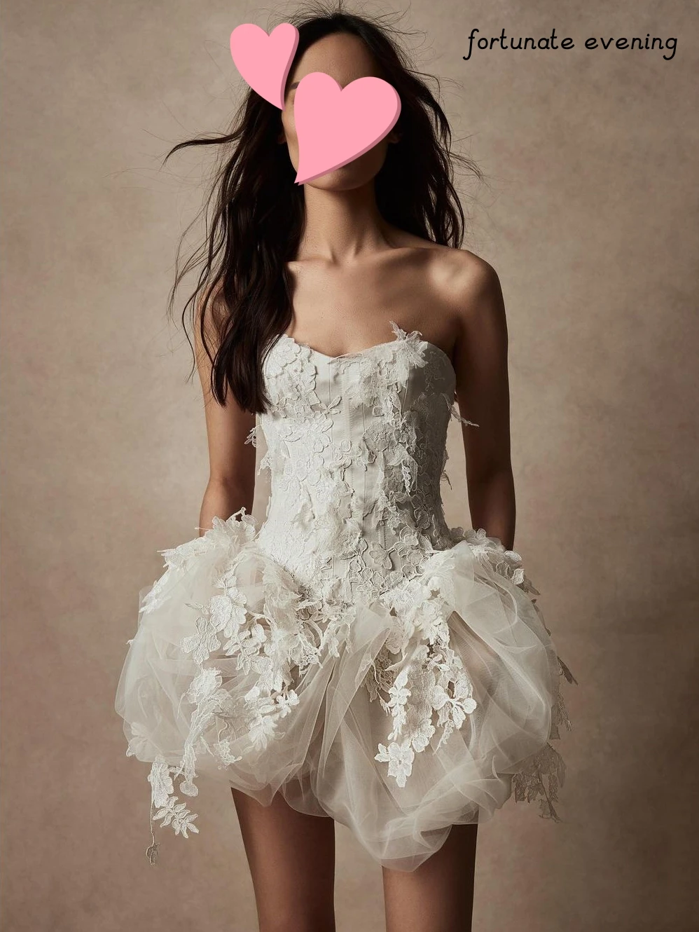 Fortunate Evening Elegant Vintage Sweet Sexy White Applique Short Customize Formal Occasion Prom Dress Evening Party Gowns
Fortunate Evening Elegant Vintage Sweet Sexy White Applique Short Customize Formal Occasion Prom Dress Evening Party Gowns