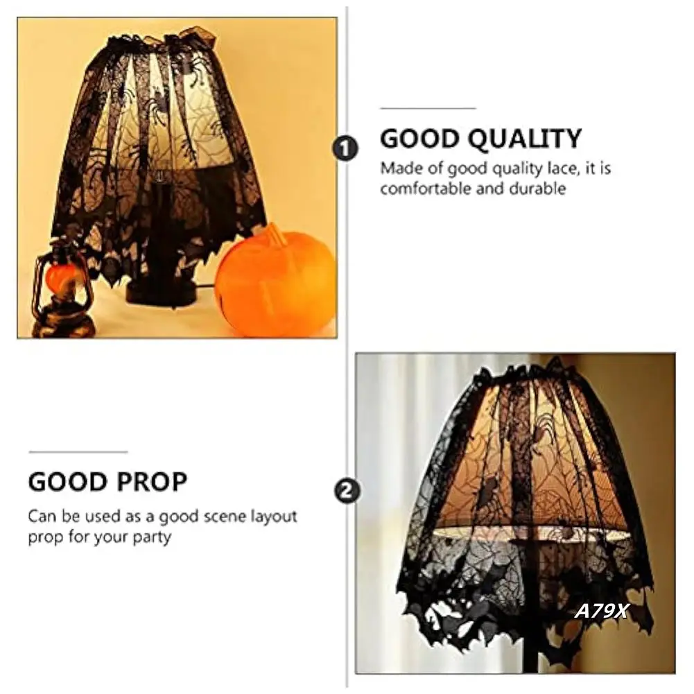 Halloween Spider Web Fireplace Cover Black Lace Set Disposable Decoration
Halloween Spider Web Fireplace Cover Black Lace Set Disposable Decoration