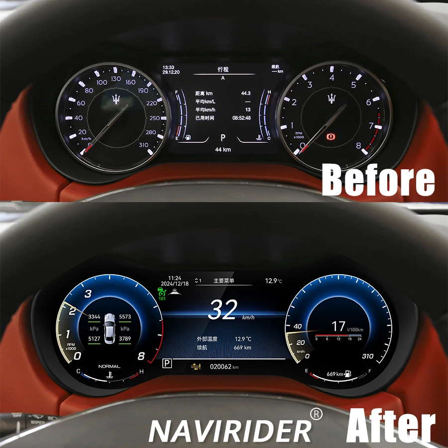 Linux Car Full LCD AI Digital Instrument For Maserati Ghibli 2014-2023 Speedometer Cluster Dashboard Carplay Odometer Cockpit
Linux Car Full LCD AI Digital Instrument For Maserati Ghibli 2014-2023 Speedometer Cluster Dashboard Carplay Odometer Cockpit