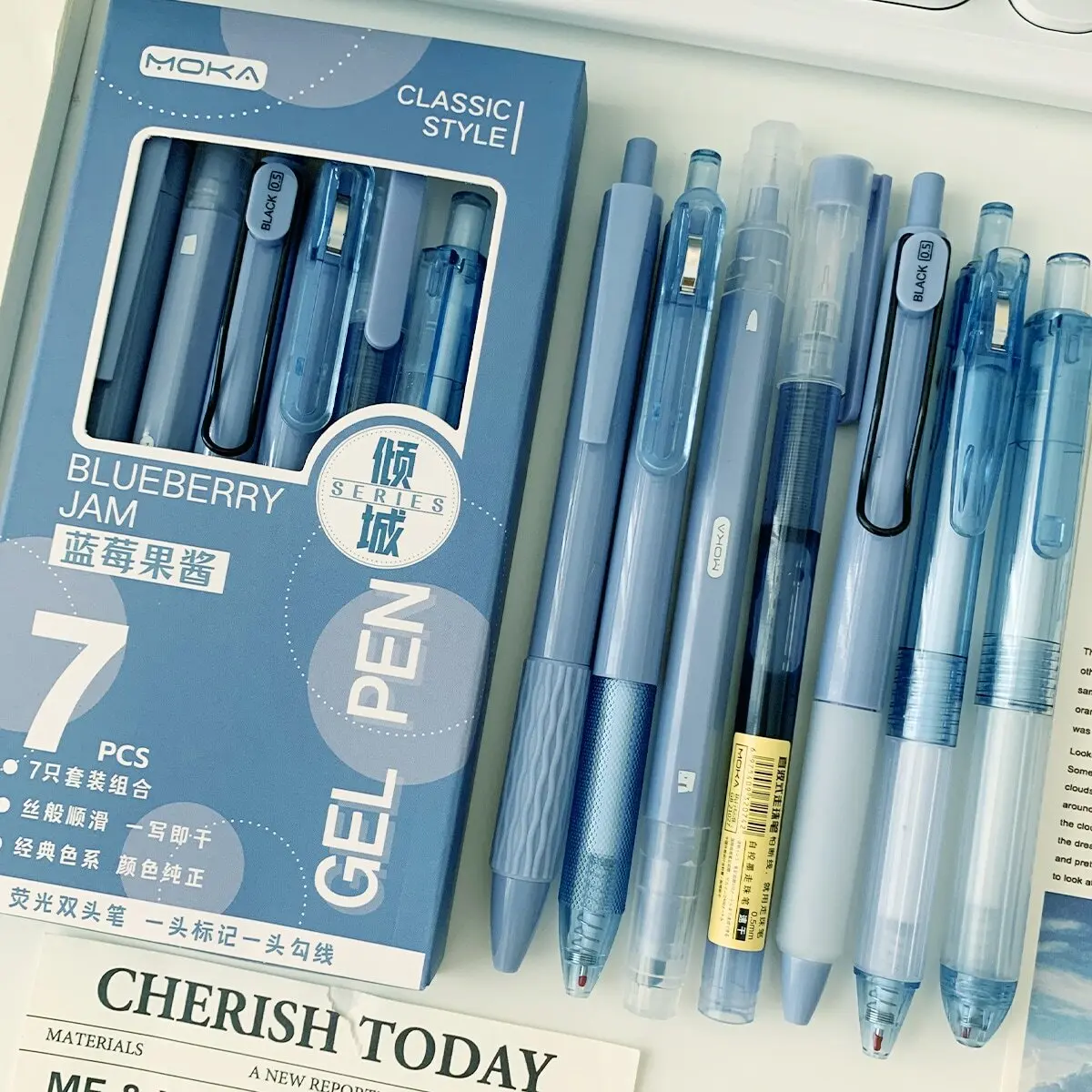 7pcs/Set Push Button Ballpoint Pens & Liquid Ink Pens With Different Nibs, For Students, Quick Dry, Neutral Color Back To School
7pcs/Set Push Button Ballpoint Pens & Liquid Ink Pens With Different Nibs, For Students, Quick Dry, Neutral Color Back To School