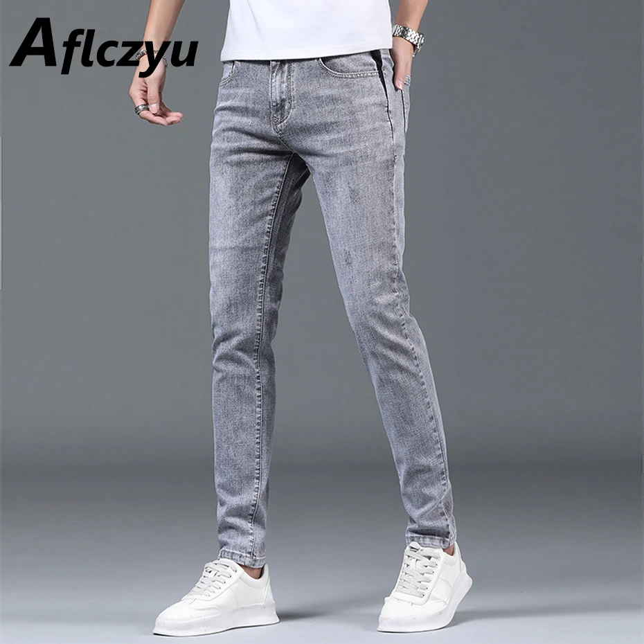Slim Fit Denim Pants Men Straight Jeans Hold Fashion Casual Solid Color Denim Pants Male Jean Trousers Blue
Slim Fit Denim Pants Men Straight Jeans Hold Fashion Casual Solid Color Denim Pants Male Jean Trousers Blue