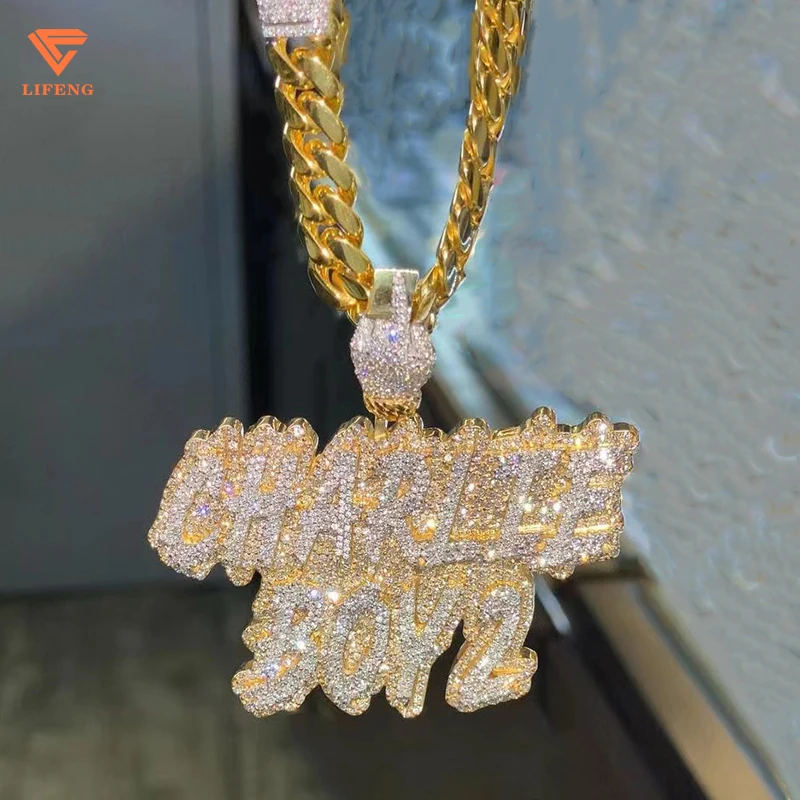 VVS Moissanite Letter Pendant Iced Out 925 Silver Pass Diamond Tester Custom Hip Hop Jewelry
VVS Moissanite Letter Pendant Iced Out 925 Silver Pass Diamond Tester Custom Hip Hop Jewelry