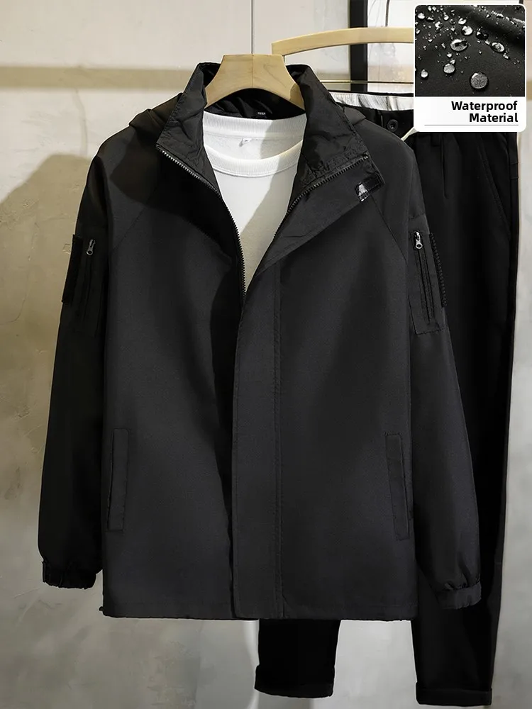 Модная мужская демисезонная куртка с капюшоном, ветрозащитная, повседневная, свободного кроя, на молнии, в стиле американской рабочей одежды, с декоративной липучкой
Модная мужская демисезонная куртка с капюшоном, ветрозащитная, повседневная, свободного кроя, на молнии, в стиле американской рабочей одежды, с декоративной липучкой