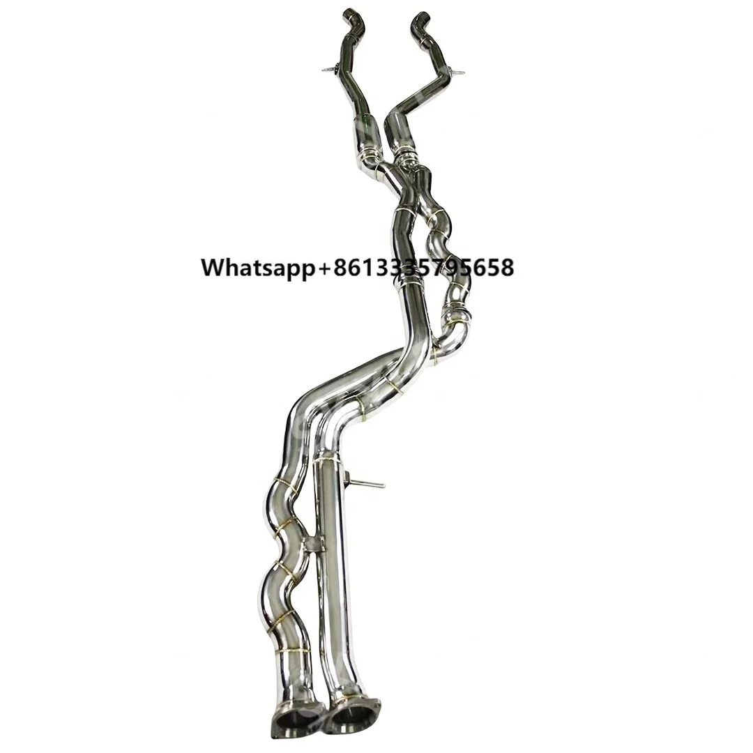 Exhaust Pipe Car Exhaust System 304 Stainless Steel Equal Length Mid Pipe 2014-2019 3.0t 1 Set for M3/m4 F80 F82 F83 S55
Exhaust Pipe Car Exhaust System 304 Stainless Steel Equal Length Mid Pipe 2014-2019 3.0t 1 Set for M3/m4 F80 F82 F83 S55