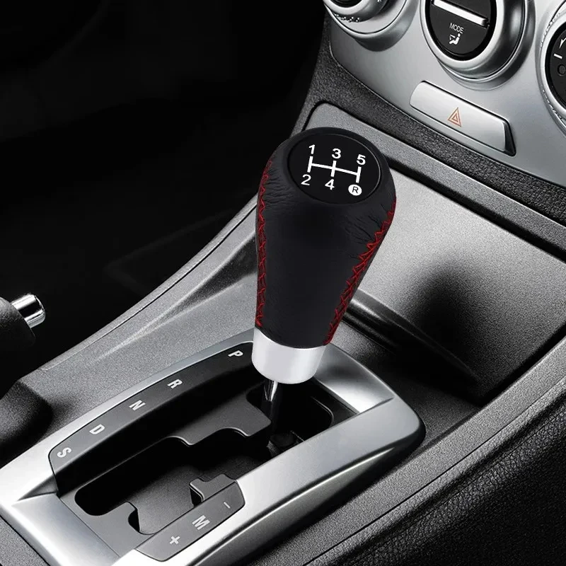 Universal 5 Speed Leather & Aluminium Car Gear Shift Knob Shift Lever Gear Level Knob Shift Manual Transmission
Universal 5 Speed Leather & Aluminium Car Gear Shift Knob Shift Lever Gear Level Knob Shift Manual Transmission
