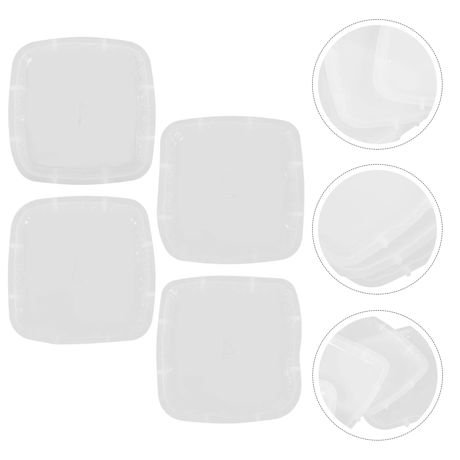 4Pcs Silicone Coaster Molds Square DIY Resin Casting Mold for Epoxy Resin Cup Mat Making Craft Kit Creative Coaster Mold Set
4Pcs Silicone Coaster Molds Square DIY Resin Casting Mold for Epoxy Resin Cup Mat Making Craft Kit Creative Coaster Mold Set