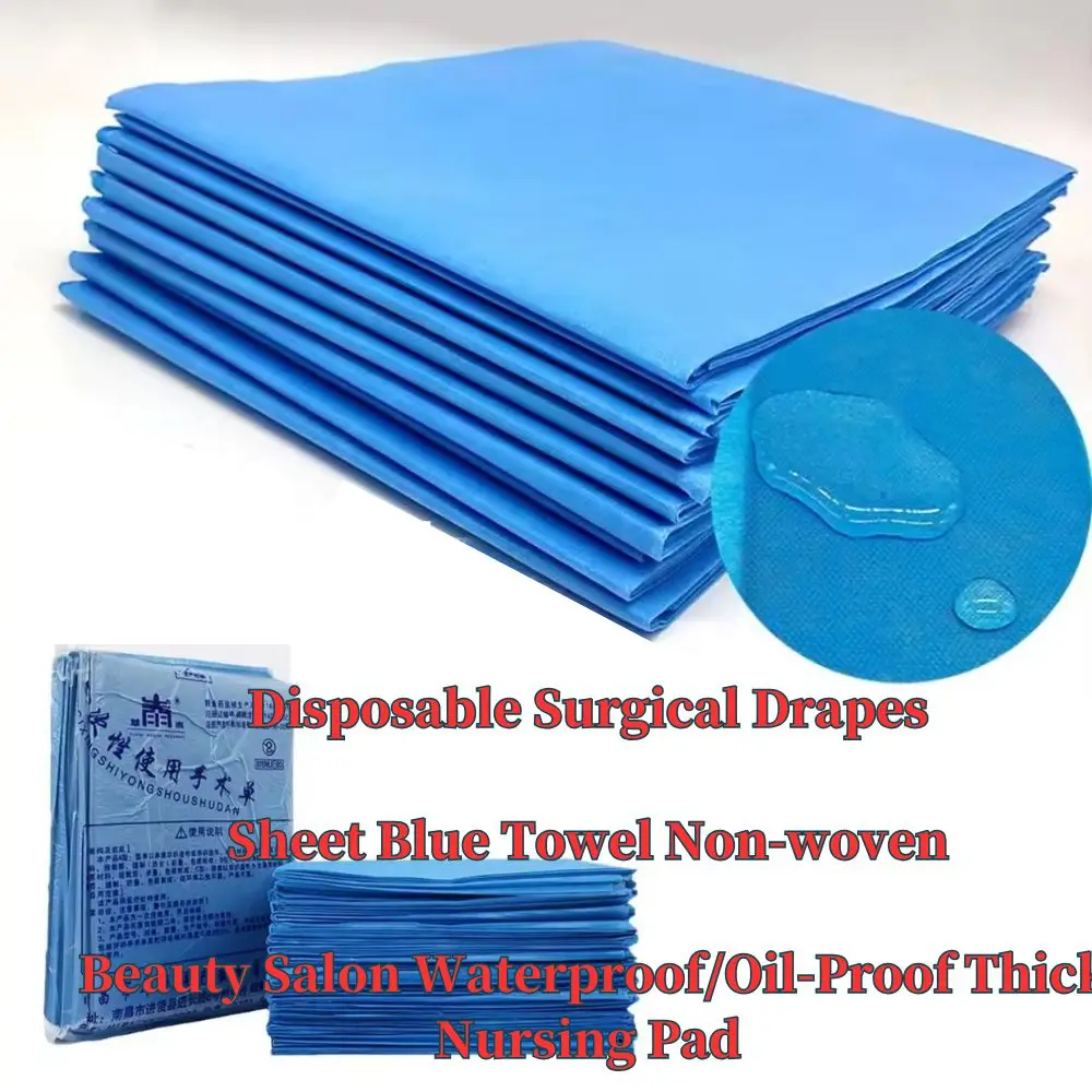 Multiple specifications Disposable Surgical Drapes Sheet Blue Non-woven Beauty Salon Waterproof/Oil-Proof Thick Nursing Pad
Multiple specifications Disposable Surgical Drapes Sheet Blue Non-woven Beauty Salon Waterproof/Oil-Proof Thick Nursing Pad