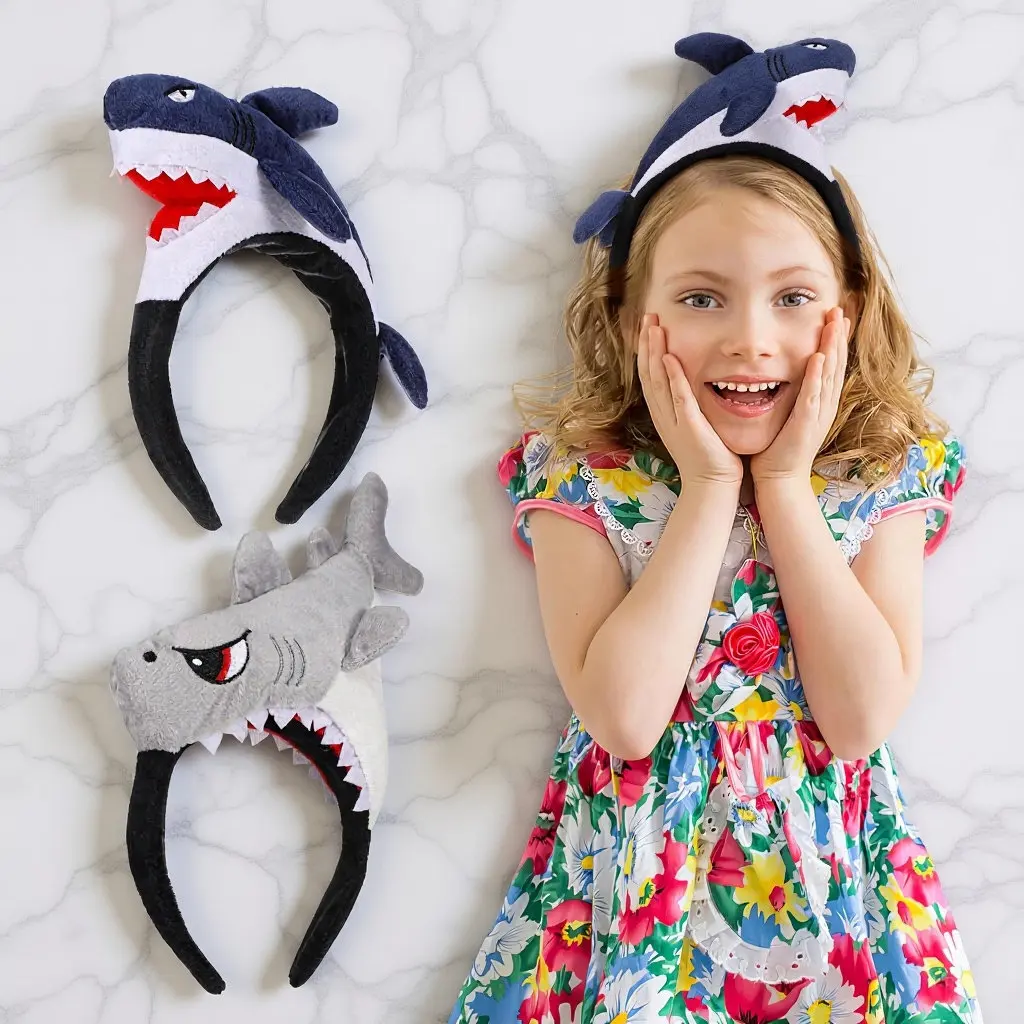 2Pcs Shark Shaped Cartoon Headbands Cloth Hair Hoops Party Hair Decor Cute Hairbands Lovely Photo Props
2Pcs Shark Shaped Cartoon Headbands Cloth Hair Hoops Party Hair Decor Cute Hairbands Lovely Photo Props