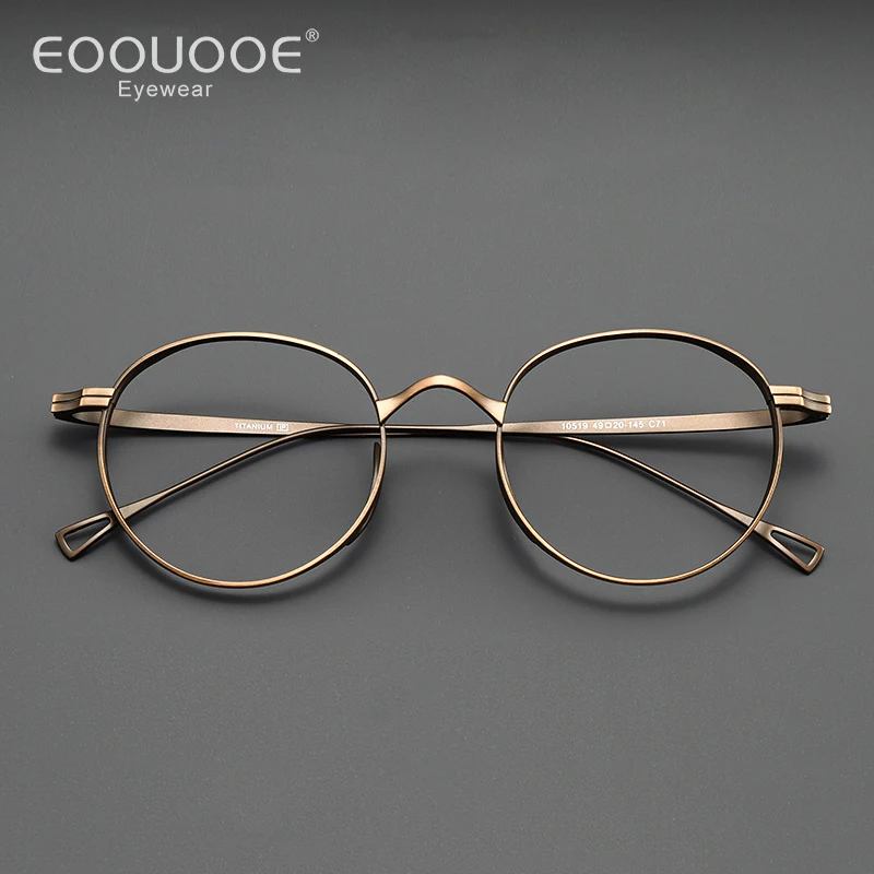 Eoouooe Vintage Men Optics Glasses Titanium Myopia Anti-Reflection Progressive Prescription Lenses Bronze Oval Eyglasses
Eoouooe Vintage Men Optics Glasses Titanium Myopia Anti-Reflection Progressive Prescription Lenses Bronze Oval Eyglasses