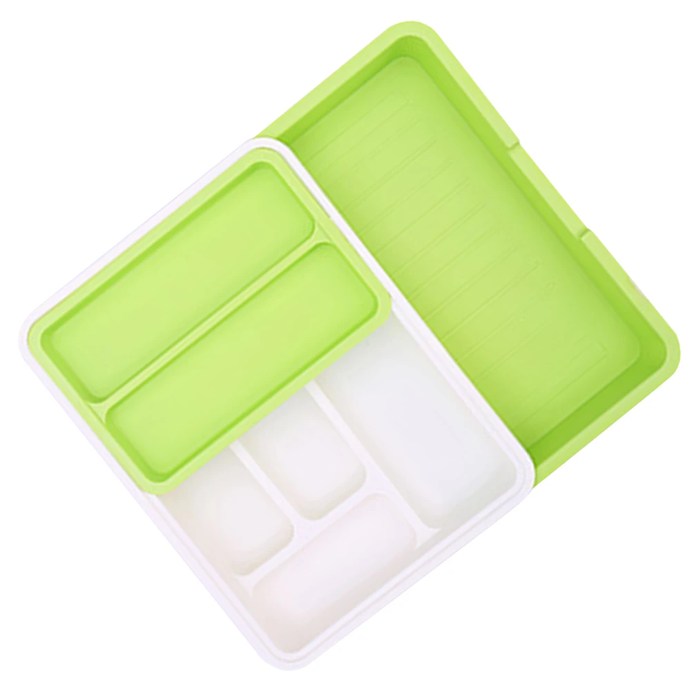 1 Set Plastic Cutlery Organizer Compartment Box Multi-Function Storage Holder Kitchen Accessory Home Supply Utensil Storage Box
1 Set Plastic Cutlery Organizer Compartment Box Multi-Function Storage Holder Kitchen Accessory Home Supply Utensil Storage Box