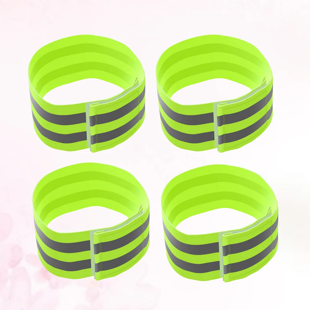 4Pcs Reflective Armlet Adjustable Luminous Armband Fluorescent Green for Night Running Cycling Outdoor Sports Safety
4Pcs Reflective Armlet Adjustable Luminous Armband Fluorescent Green for Night Running Cycling Outdoor Sports Safety