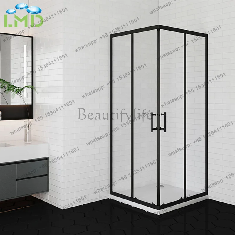 Minimal square household simple shower room, bathroom, wet and dry separation bath room
Minimal square household simple shower room, bathroom, wet and dry separation bath room