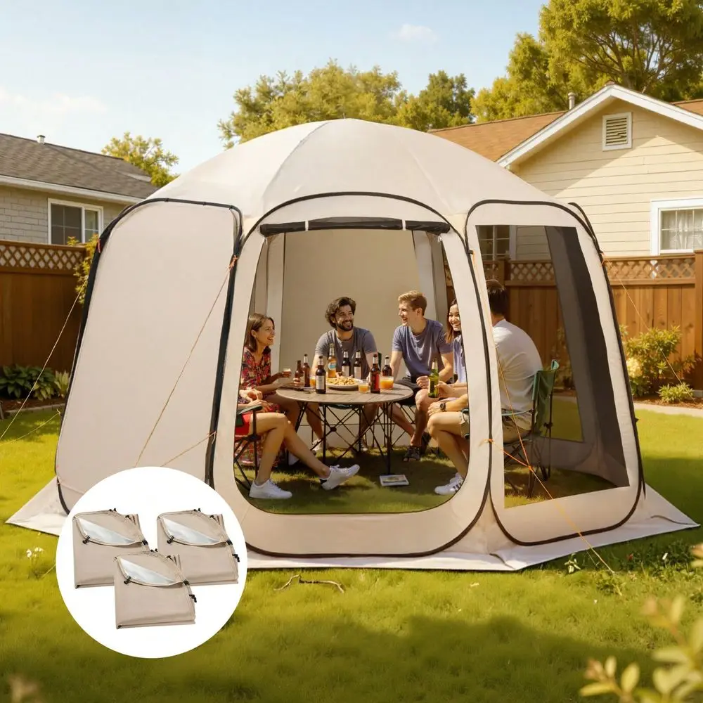 Shade Sail Canopy Covers, Fit For 10 X 9.2 Ft Screen House Tent, Sun Protection, 5.51 X 4.23 Ft 300D Oxford SilverCoated Fabric
Shade Sail Canopy Covers, Fit For 10 X 9.2 Ft Screen House Tent, Sun Protection, 5.51 X 4.23 Ft 300D Oxford SilverCoated Fabric