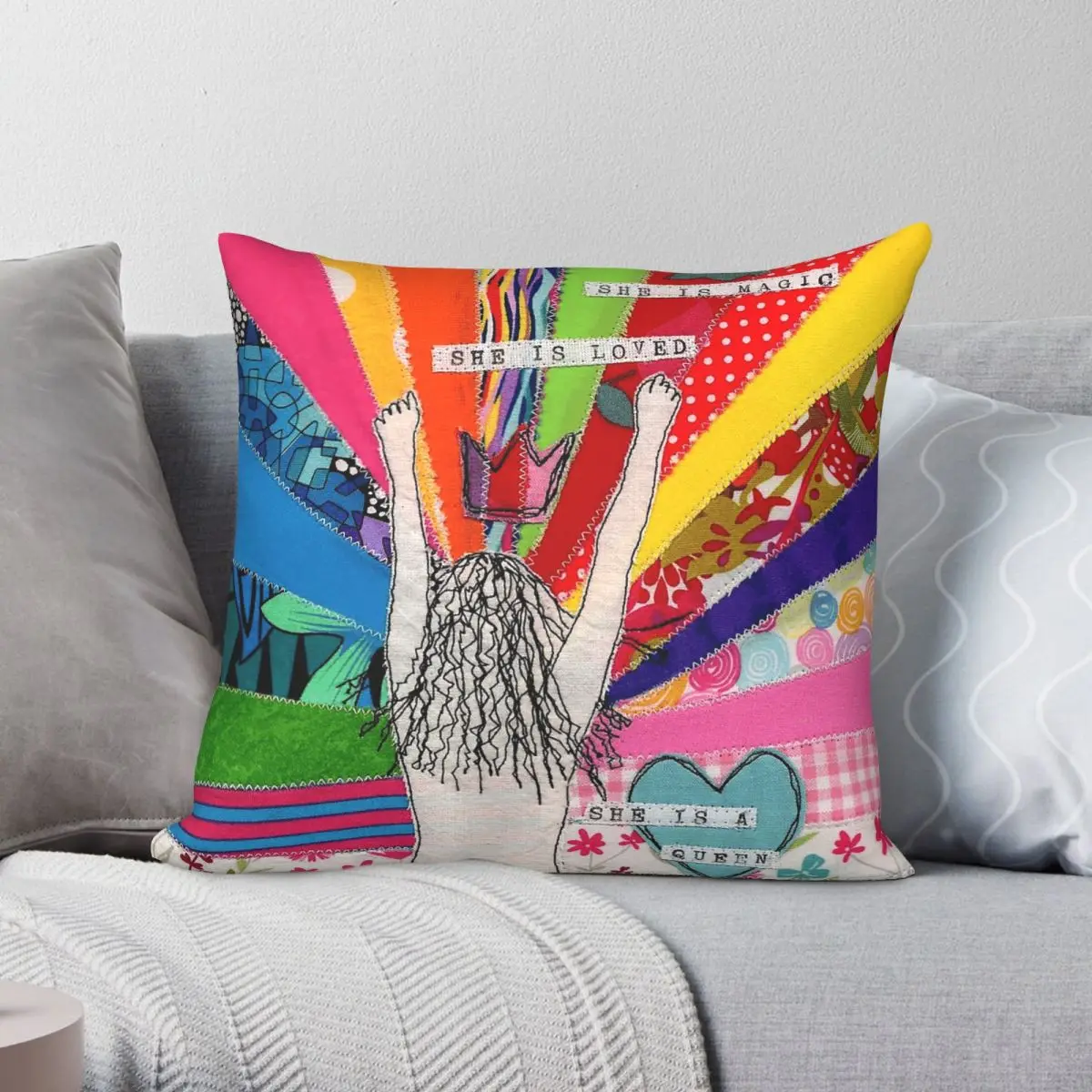 She Is A Queen Square Pillowcase Polyester Linen Velvet Pattern Zip Decor Pillow Case Room Cushion Case
She Is A Queen Square Pillowcase Polyester Linen Velvet Pattern Zip Decor Pillow Case Room Cushion Case