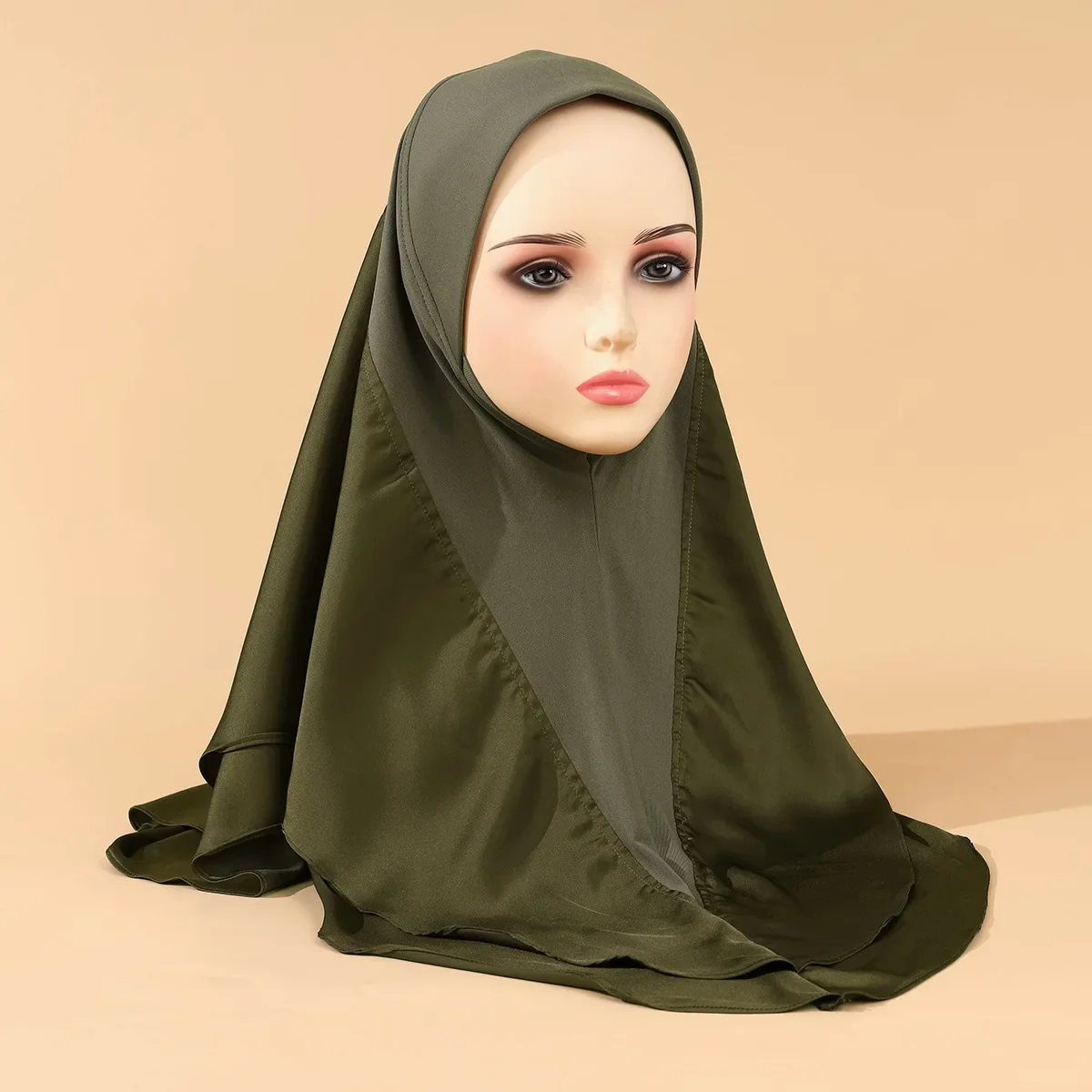 New Malay Turban Soft Double Layer Satin Scarf Muslim Women Hijab Instant Scarves Pull On Headscarf One Piece Amira Shawl Wraps
New Malay Turban Soft Double Layer Satin Scarf Muslim Women Hijab Instant Scarves Pull On Headscarf One Piece Amira Shawl Wraps