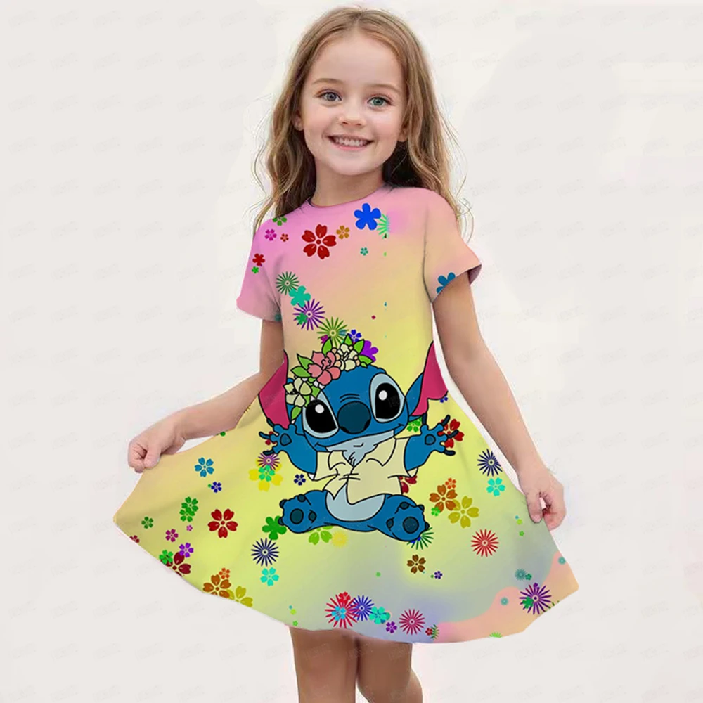 2024 Summer New Casual Fashion Cute Princess Dress 3D Print Disney Stitch Crew Neck Short Sleeve Princess Dress
2024 Summer New Casual Fashion Cute Princess Dress 3D Print Disney Stitch Crew Neck Short Sleeve Princess Dress