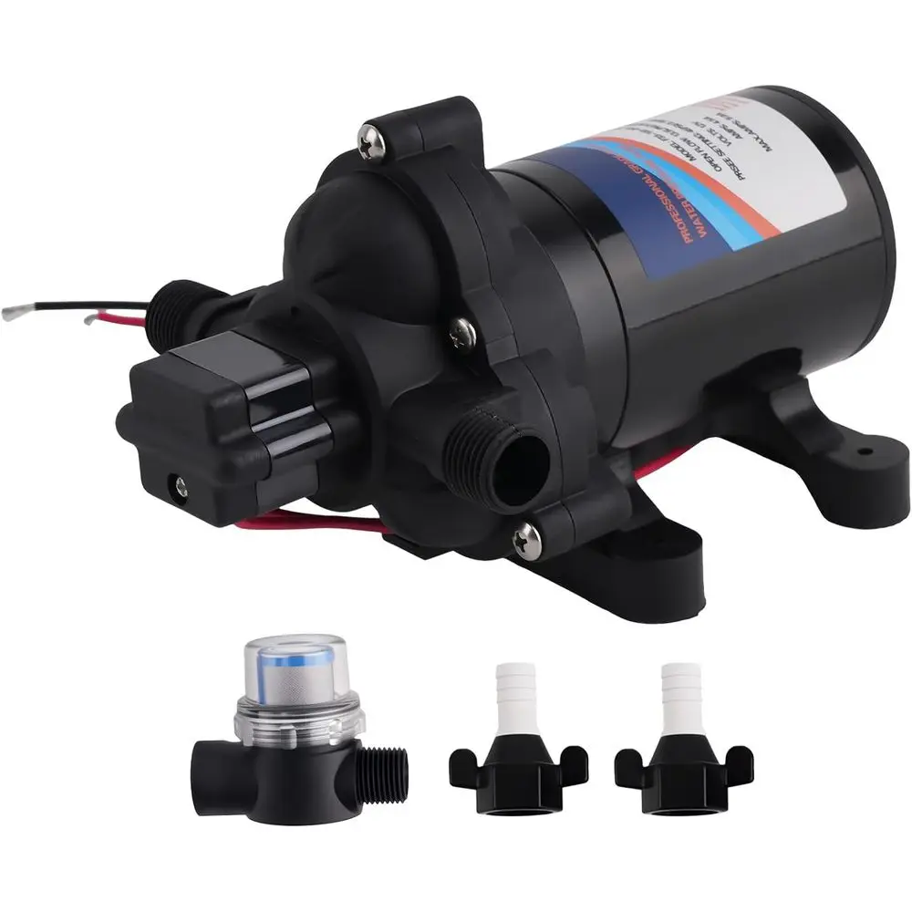 Водяной насос для автодома, 3,5 галлона в минуту, диафрагменный насос 12 В, 45 фунтов на квадратный дюйм для замены фургона, лодок и яхт 2088-554-144 2088-403-144
Водяной насос для автодома, 3,5 галлона в минуту, диафрагменный насос 12 В, 45 фунтов на квадратный дюйм для замены фургона, лодок и яхт 2088-554-144 2088-403-144