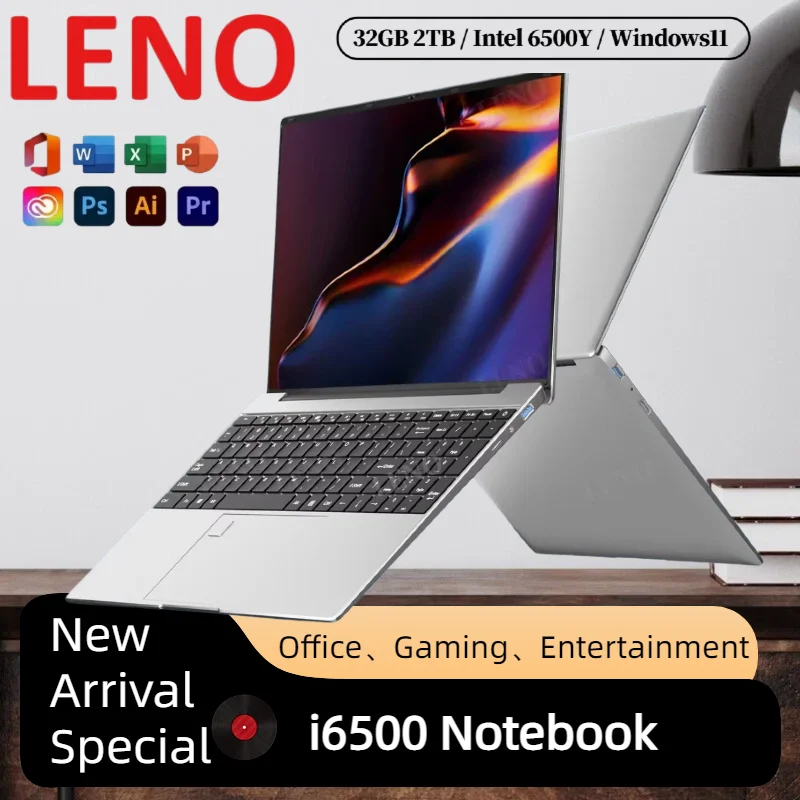 LENO i6500 Ultra Slim Notebook 15.6 Inch 32GB RAM 2TB SSD 5000mAh Large Battery Windows 11 Office Laptop
LENO i6500 Ultra Slim Notebook 15.6 Inch 32GB RAM 2TB SSD 5000mAh Large Battery Windows 11 Office Laptop