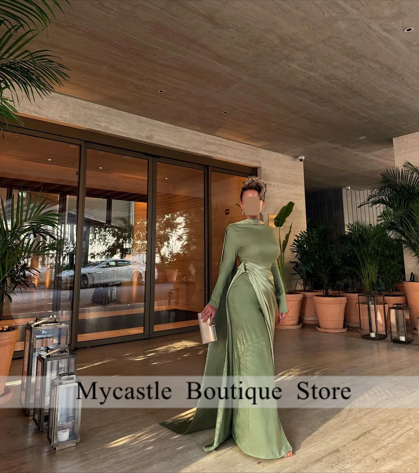 Luxury Green Satin Long Sleeves Mermaid Evening Dresses Train Party Dresses Saudi Arabi Women Formal Party Dress 2026 Customized
Luxury Green Satin Long Sleeves Mermaid Evening Dresses Train Party Dresses Saudi Arabi Women Formal Party Dress 2026 Customized